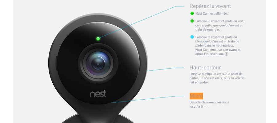 Brève présentation de Nest Cam