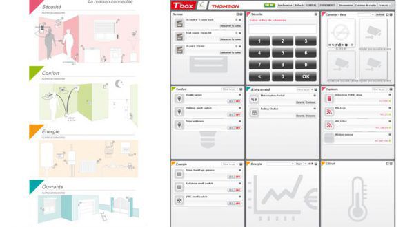 Thonsom box : Centrale domotique de la box domotique connectée Thombox de Thomson