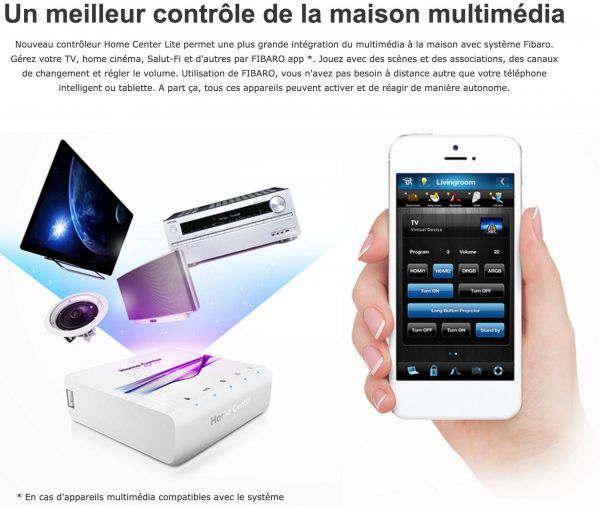 FIBARO Home Center Z-Light Wave box domotique connectee