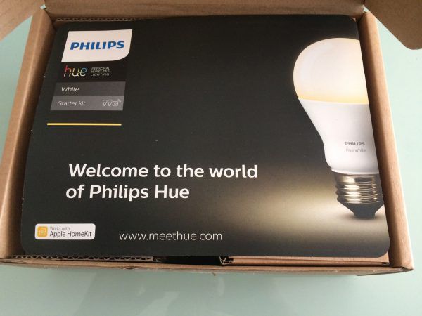 ouverture kit starter philips hue white