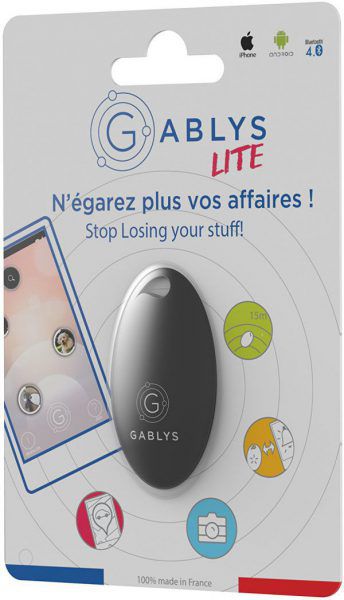 Le porte clé connecté Gablys dans son emballage